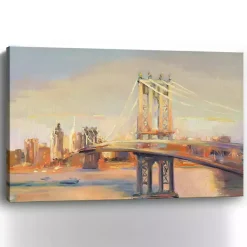 Kirklands Home Manhattan Sunrise Canvas Art Print, 60x40 in. New