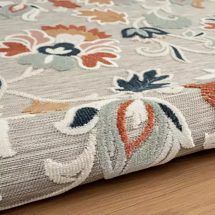 Kirklands Home Mara Floral Blossom Indoor/Outdoor Area Rug, 7x9 Sale
