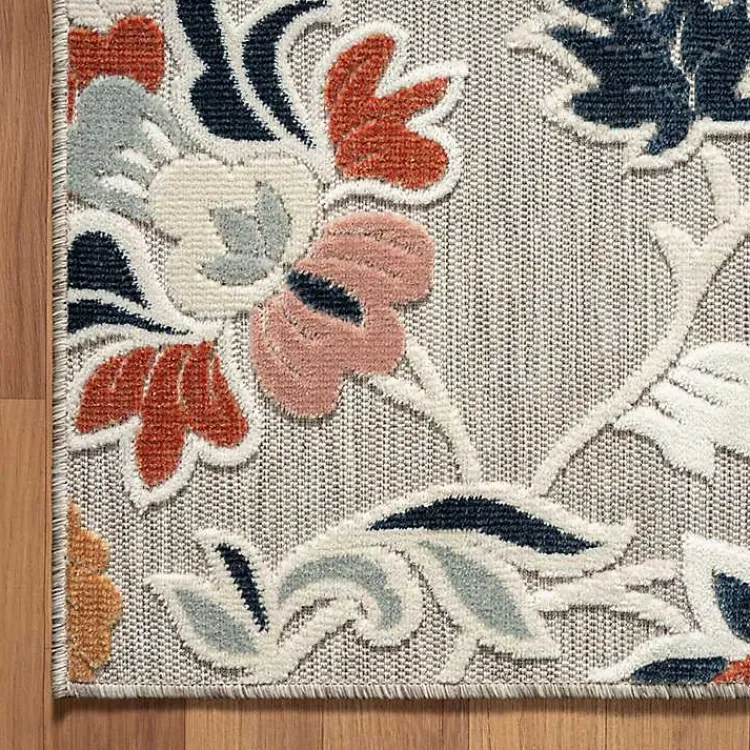Kirklands Home Mara Floral Blossom Indoor/Outdoor Area Rug, 7x9 Sale