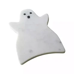 Halloween>Kirklands Home Marble Ghost Halloween Cheese Board White