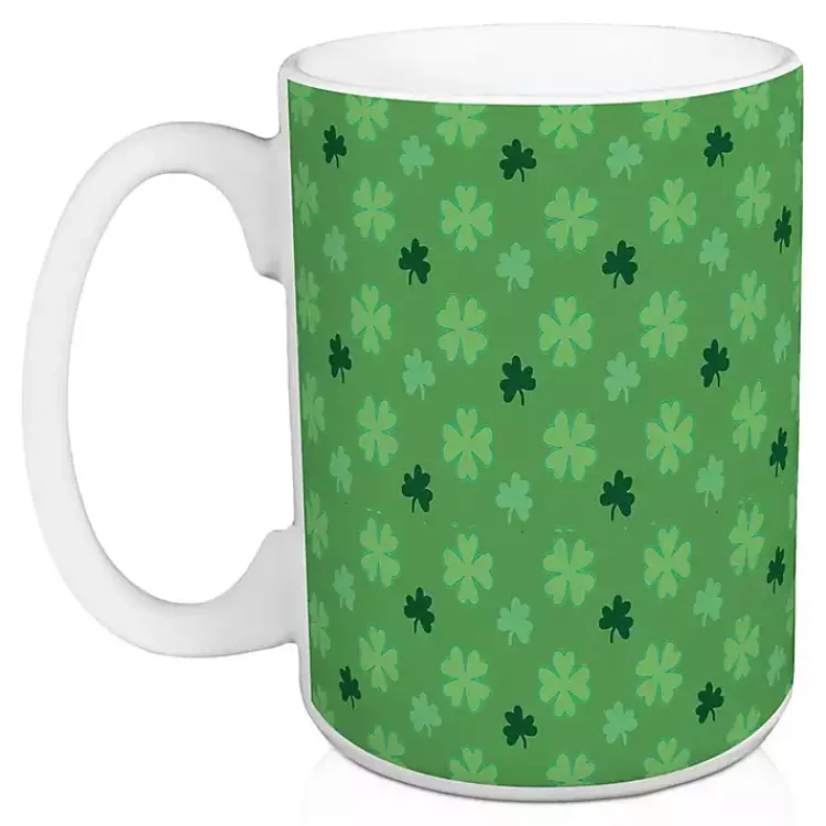St Patricks Day Decorations>Kirklands Home March 17th Shamrock Mugs, Set of 2