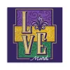 Mardi Gras Decorations>Kirklands Home Mardi Gras Love Canvas Art Print