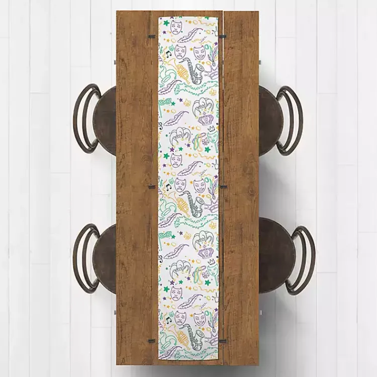 Mardi Gras Decorations>Kirklands Home Mardi Gras Party Table Runner, 72 in.
