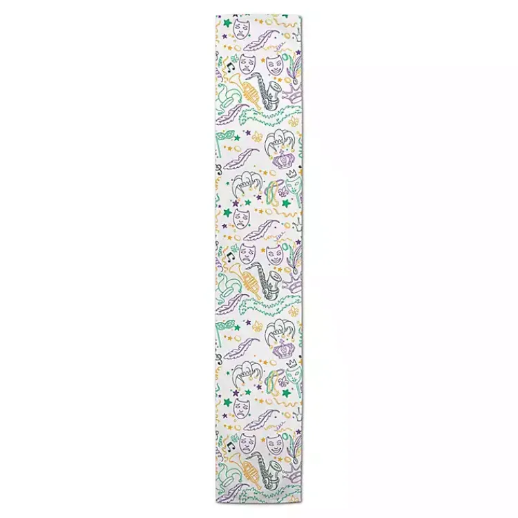 Mardi Gras Decorations>Kirklands Home Mardi Gras Party Table Runner, 72 in.
