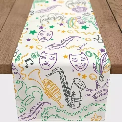 Mardi Gras Decorations>Kirklands Home Mardi Gras Party Table Runner, 90 in.