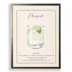 Kirklands Home Margarita Framed Art Print Green New