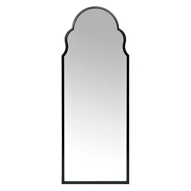 Kirklands Home Maria Metal Arch Full Length Mirror Black Discount