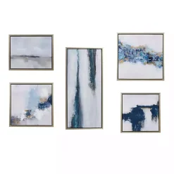 Kirklands Home Martha Stewart Blue Drift 5-pc. Framed Art Hot