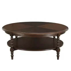 Kirklands Home Martha Stewart Round Coffee Table Brown Best