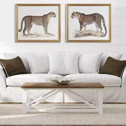 Kirklands Home Martha Stewart Cheetahs Framed Wall Art, Set of 2 Sale