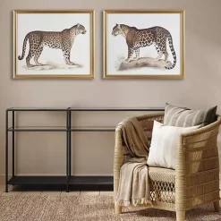 Kirklands Home Martha Stewart Cheetahs Framed Wall Art, Set of 2 Sale