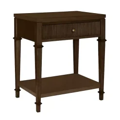 Kirklands Home Martha Stewart Dark Wood Nightstand Brown Best