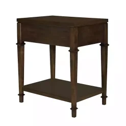 Kirklands Home Martha Stewart Dark Wood Nightstand Brown Best