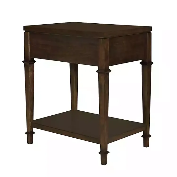 Kirklands Home Martha Stewart Dark Wood Nightstand Brown Best