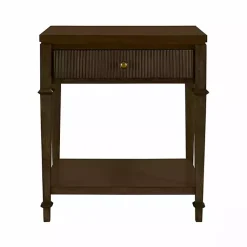 Kirklands Home Martha Stewart Dark Wood Nightstand Brown Best