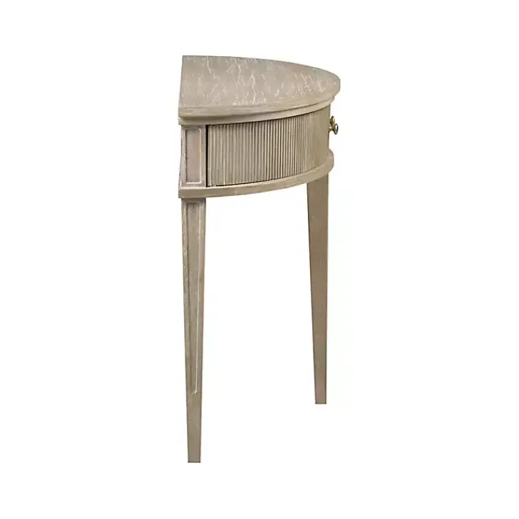 Kirklands Home Martha Stewart Half Moon Console Table Tan Online