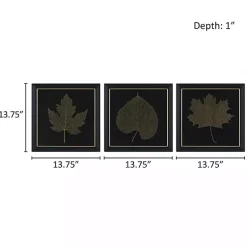 Kirklands Home Martha Stewart Leaf Framed Prints, Set of 3
