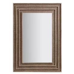 Kirklands Home Martha Stewart Natural Naomi Wall Mirror Brown Outlet