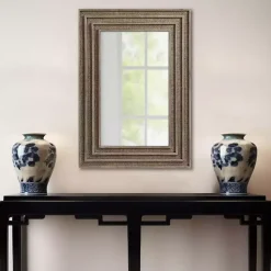 Kirklands Home Martha Stewart Natural Naomi Wall Mirror Brown Outlet