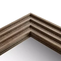 Kirklands Home Martha Stewart Natural Naomi Wall Mirror Brown Outlet