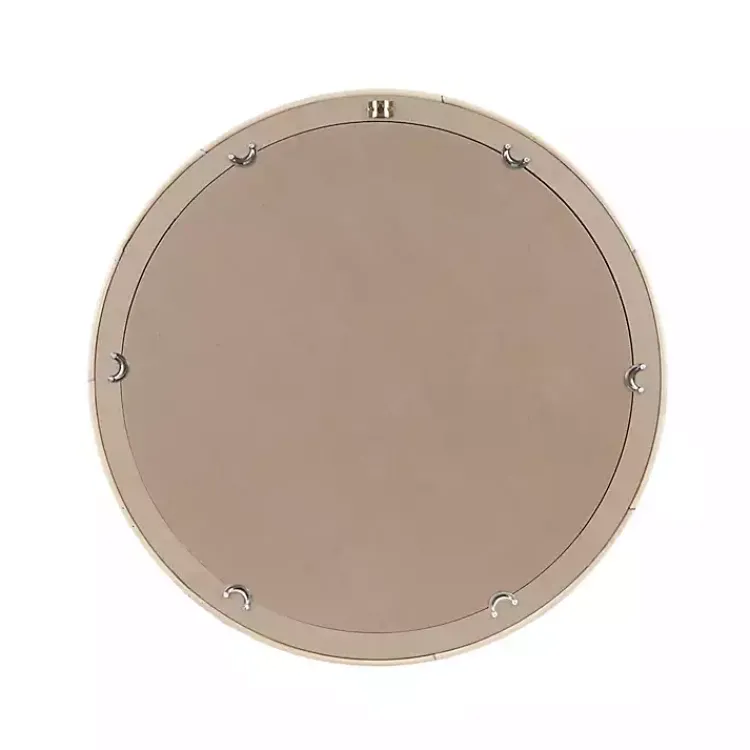 Kirklands Home Martha Stewart Natural Round Rattan Wall Mirror New