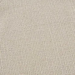 Kirklands Home Martha Stewart Round Cream Ottoman with Shelf Ivory Sale