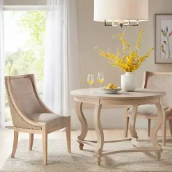 Kirklands Home Martha Stewart Swoop Back Dining Chair Tan Outlet
