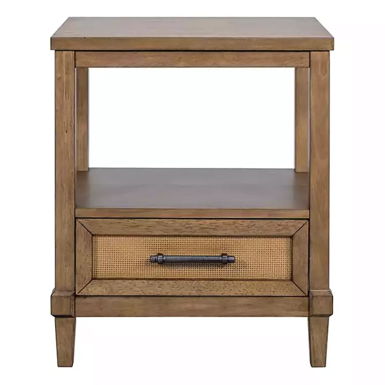 Kirklands Home Martha Stewart Toasted Almond Wood Nightsd Tan Sale
