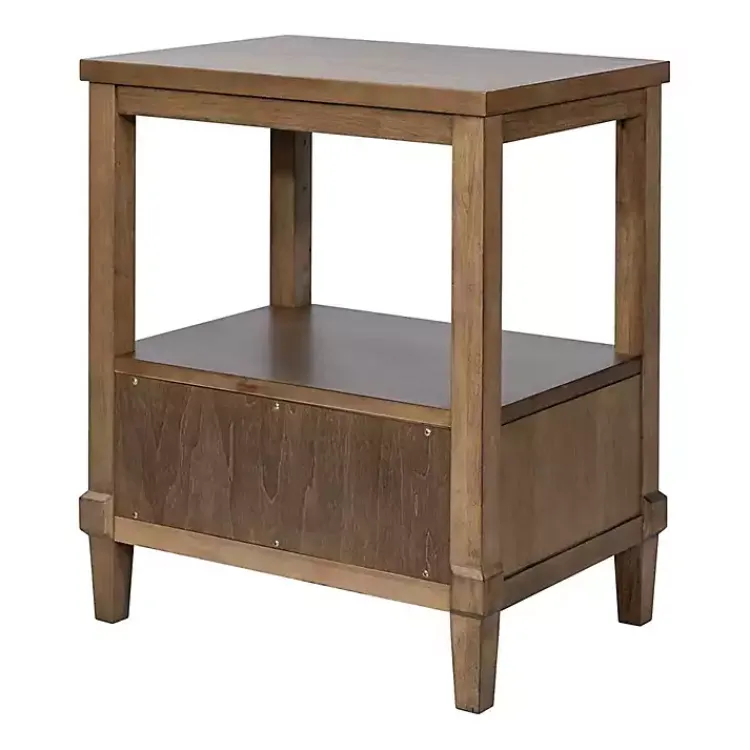 Kirklands Home Martha Stewart Toasted Almond Wood Nightsd Tan Sale