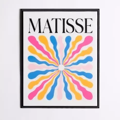 Kirklands Home Matisse Colorful Burst Wall Plaque Multi New