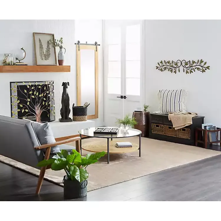 Decorative Accents>Kirklands Home Matte Black and White Wooden Tic Tac Toe Board