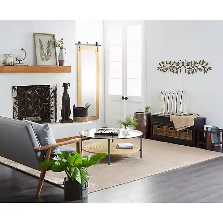 Decorative Accents>Kirklands Home Matte Black and White Wooden Tic Tac Toe Board