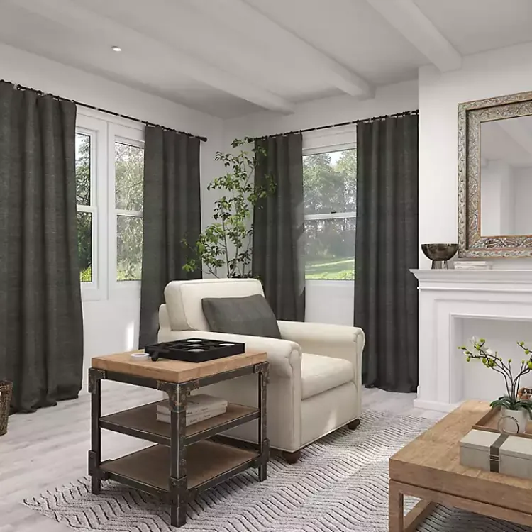 Decorative Accents>Kirklands Home Matte Black and White Wooden Tic Tac Toe Board