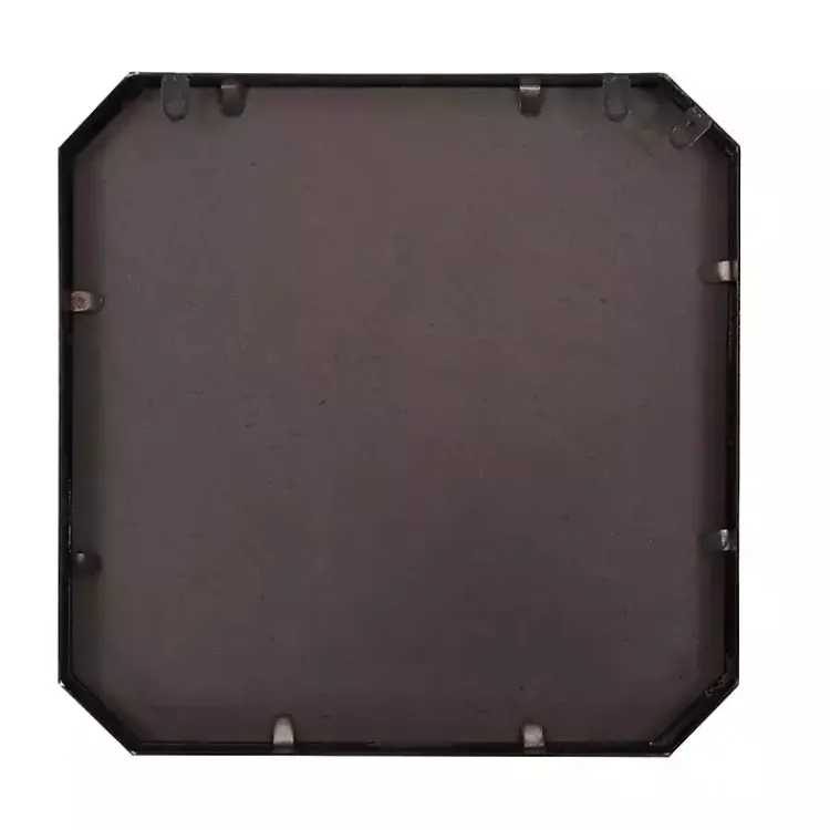 Kirklands Home Matte Black Geometric Square Wall Mirror Online