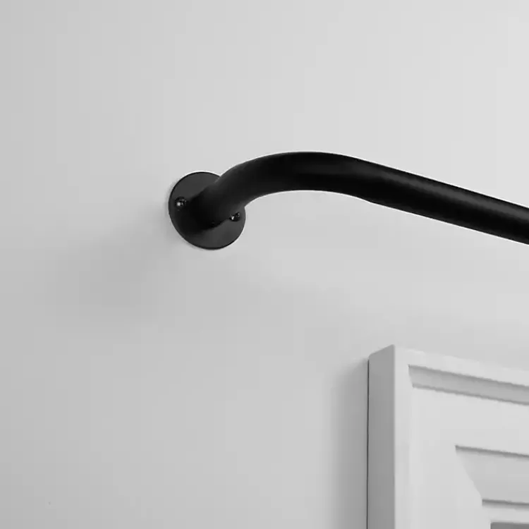 Kirklands Home Matte Holden Curtain Rod, 72 in. Black Discount
