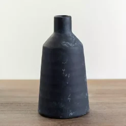 Vases>Kirklands Home Matte Modern Vase, 9 in. Black