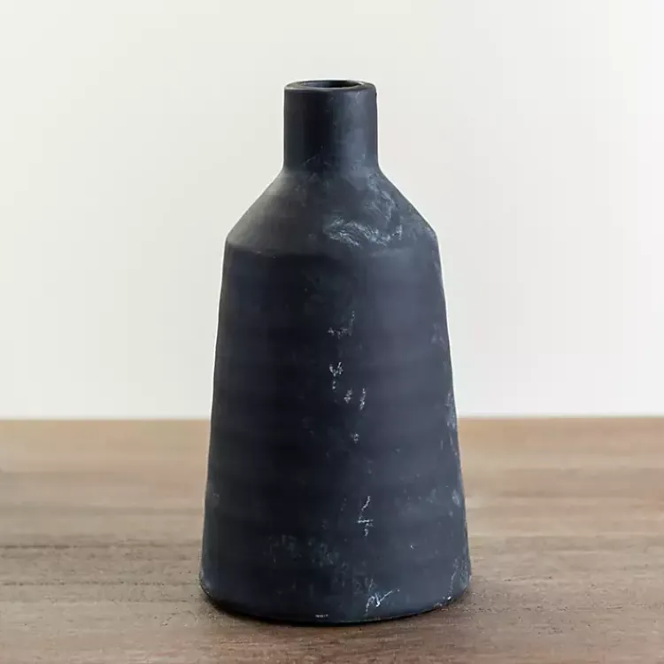Vases>Kirklands Home Matte Modern Vase, 9 in. Black