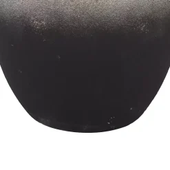 Kirklands Home Matte Black Ombre Textured Table Lamp, 23 in. White Clearance