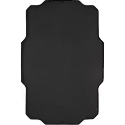 Kirklands Home Matte Black Thin Linear Iron Frame Wall Mirror