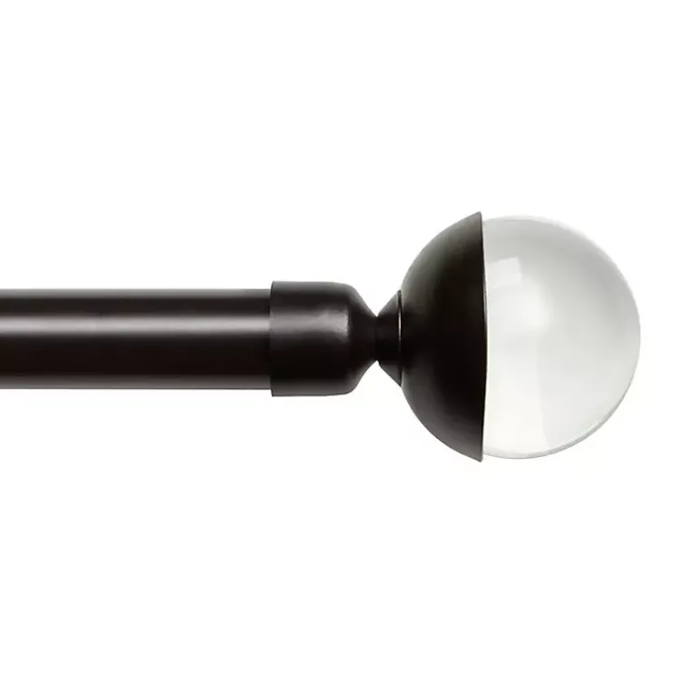 Kirklands Home Matte Bronze Eleanor Curtain Rod Set, 120 in. Hot