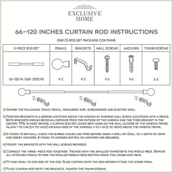 Kirklands Home Matte Bronze Eleanor Curtain Rod Set, 120 in. Hot
