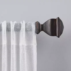 Kirklands Home Matte Bronze Nathan Curtain Rod, 72 in. Brown Sale