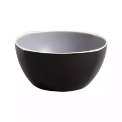 Kirklands Home Matte Gray and Black 16-pc. Dinnerware Set Outlet