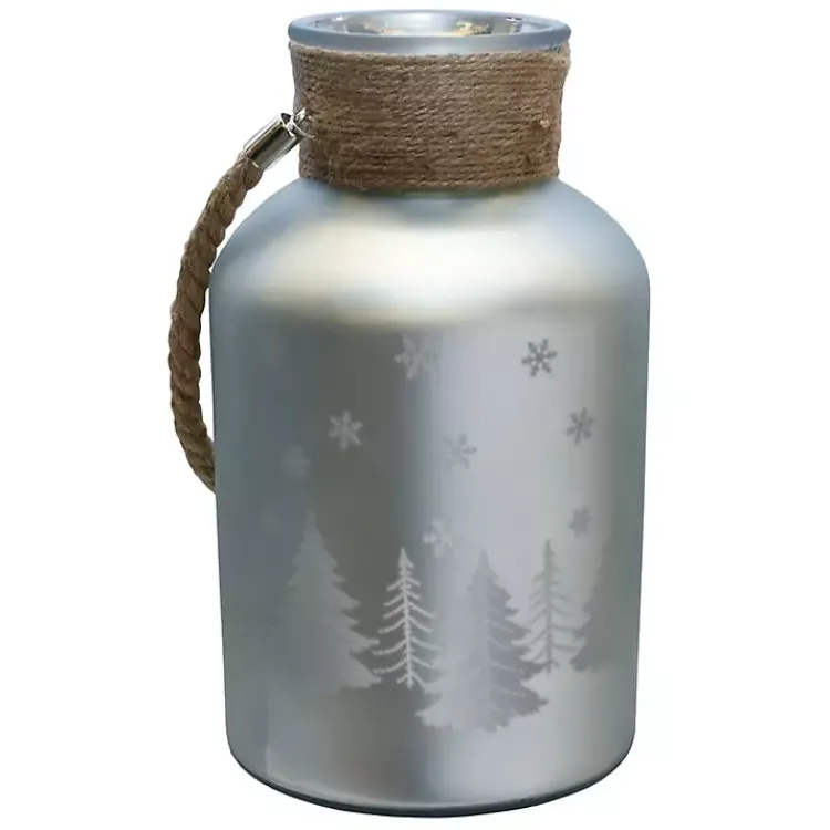 Christmas Decorations>Kirklands Home Matte Christmas Tree Pillar Candle Holder Silver