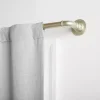 Kirklands Home Matte Silver Hyde Wrap Around Curtain Rod, 120 in. Sale