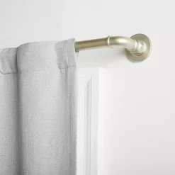 Kirklands Home Matte Silver Hyde Wrap Around Curtain Rod, 120 in. Sale