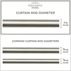 Kirklands Home Matte Silver Modern Twist Curtain Rod, 120 in. Discount
