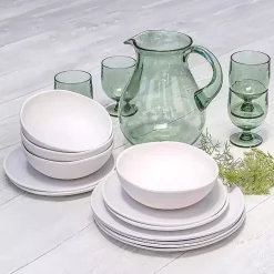 Kirklands Home Matte Melamine Coupe Salad Plates, Set of 6 White Outlet