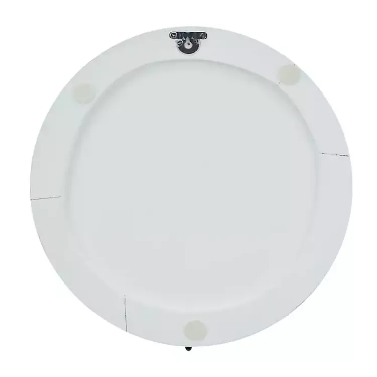 Kirklands Home Matte Ribbed Sunburst Wall Plates, Set of 3 White Clearance