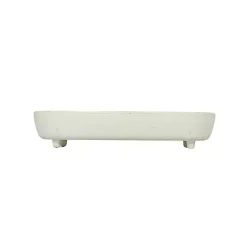 Decorative Bowls & Jars>Kirklands Home Matte Vanity Dough Bowl White